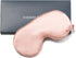 Fishers Finery 25 Momme 100% Mulberry Silk Eye Mask Adjustable Strap (Pink)...
