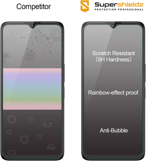 Supershieldz (3 Pack) Designed for TCL 40 X 5G / TCL 40 XE 5G Tempered Glass Screen Protector, Anti Scratch, Bubble Free...