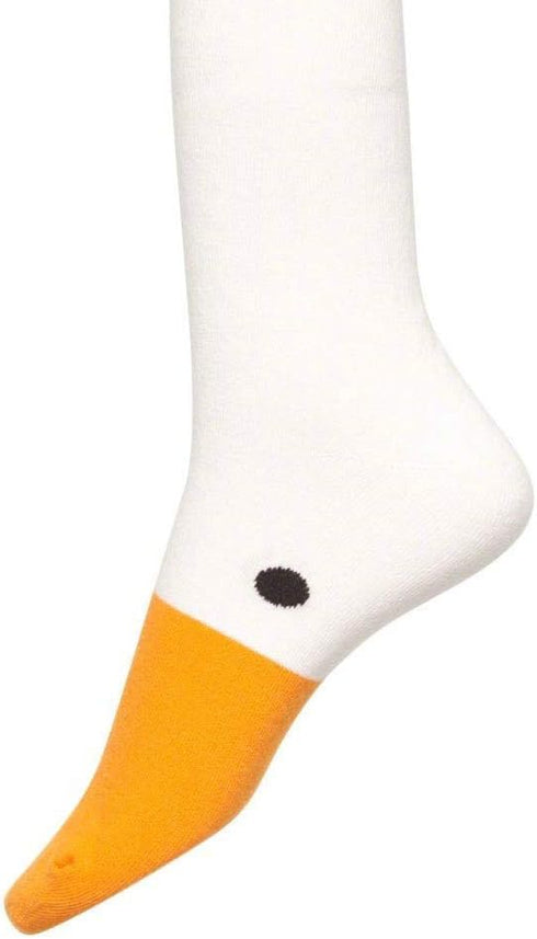 1 Pair Funny Goose Head Socks Universal Sport Cotton Socks Creative Animal Casual Socks for Women Men...