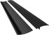 Silicone Stove Counter Gap Cover, Heat Resistant Kitchen Stove Counter Silicone Gap Filler Cover Seals Spills Between Counter Stovetop Oven Washer Dryer, 2 Pack (21 inch, Black)