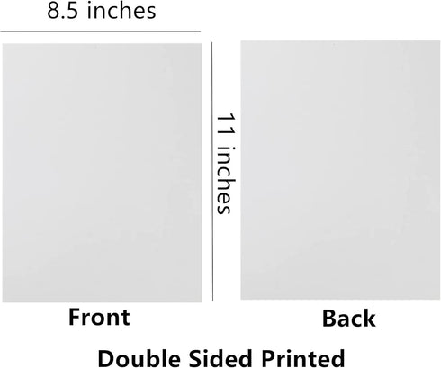 20 Sheets White Cardstock 8.5 x 11 Inches, 250gsm/92 lb Thick Craft Paper for Making Cards, Invitations, Paper Crafts or Drawing...