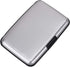 ELFISH Mini RFID Aluminum Wallet Credit Cards Holder Business Card Case Metal ID Case for Men Women (Silver)...