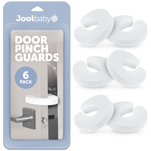 Door Pinch Guards (6 Pack) Baby Proof Doors Extra Soft Foam, Sleek Design, Child Safety, Baby Safety Finger Protectors - Jool Baby...