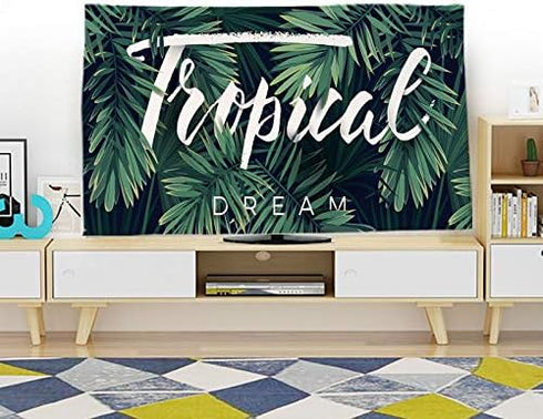 TV Dust Cover for 32"-70" Inches Indoor TV, Landscape Printed Dust-Proof Protector for LCD, LED, Plasma Flat Screen. High Definition Thickened Art...