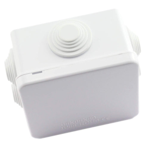 DGZZI 1PC ABS Plastic IP55 Waterproof Junction Box DIY Outdoor Electrical Connection Box Cable Branch Box Power Distribution Box 85x85x50mm (3.4"x...