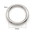 Heavy Duty Stainless Steel Metal O-Ring Welded Metal Round Rings for Camping Belt, Luggage Hardware Accessories (4, 8 x 50mm ID)...