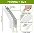 2Pcs Seedling Transplant Tongs Planting Tool Garden Tweezers for Planting 6.7 Inch Stainless Steel Gardening Plants Transplant Tongs for Reducing ...