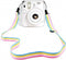 Case for Fujifilm Instax Mini 8 Mini 9 Camera, EpicGadget Transparent Clear Hard Plastic Protective Case Cover with Adjustable Shoulder Strap for ...