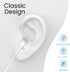 USB C Wired Headphones 4 Pack, Type C Earbuds HiFi Stereo Earphones with Microphone, Remote Control in Ear Headset for Samsung Galaxy S23 S22 S21 ...
