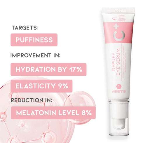 Caffeine Eye Cream Serum For Dark Circles and Puffiness, Eye Bag Treatment for Men & Women, Caffeine, Collagen, Vitamin E, Korean EVE Vegan Facial...