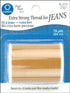 Coats & Clark Extra Strong Thread for Jeans, 70-Yard, Golden (2 Pack)...