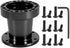 3inch Universal Car Aluminium Steering Wheel Hub Spacer Steering Adapter Kit (Black)...