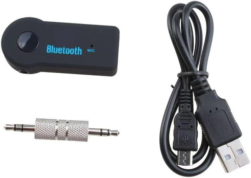 Bluetooth Transmitter Receiver Wireless Adapter: 3.5mm Aux Jack Stereo Audio Input Output - for TV Car Headphone Speakers...
