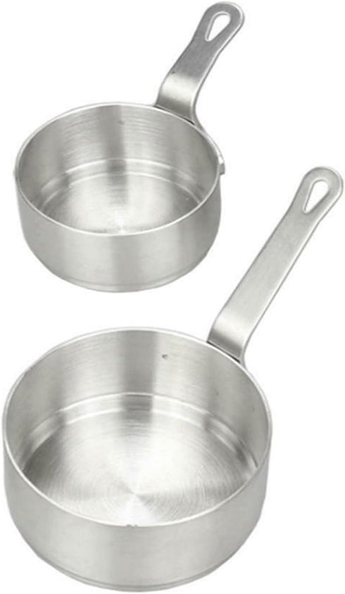 2pcs Mini Sauce Pan, Stainless Steel Milk Pot, Cooking Sauce Cup with Handle...