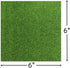 4 Packs Fake Grass for Crafts Artificial Garden Grass for Dollhouse 6 X 6 Inches Miniature Ornament Garden Dollhouse DIY Grass...