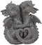 Pacific Giftware Garden Dragon Lovely Couple Garden Display Decorative Accent Sculpture Stone Finish 4.75 inch Tall...