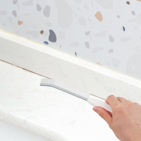 3pcs Gap Cleaning Brush, Hard Bristle Crevice Cleaning Brushes Dead Corners Multifunctional Brushes Clip Brush 2-in-1 Skinny Detail Cleaner for Ho...