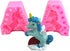 Fewo 3D Unicorn Silicone Candle, Soap, Resin & Epoxy Mold - Pink Animal Shape - Food Grade, Heat Resistant, Non-Stick, Microwave, Oven, Freezer & ...