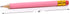 Pink Golf Pencils With Erasers for Kids, 72 Triangular Premium Pink Half Pencils and 2 Sharpeners (Light Pink)...