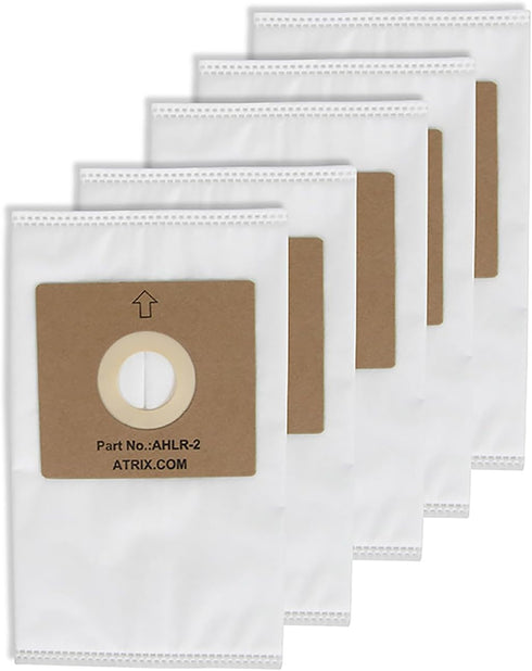 Atrix - AHLR-2 HEPA Filter Bags - Replacement Vac Filter Bag for AHSC-1 Lil' Red Vacuum Cleaner (5-Pack),white, 9.5" × 5.5" × 1"...