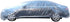Clear Plastic Disposable Universal Elastic Band Car Covers Rain Dust Garage Cover Waterproof Temporary Auto 12ft X 22ft...