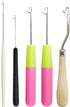 5PCS Latch Hook, Different Sizes Small Crochet Hooks Needle for Hair......