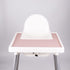 High Chair Placemat, Durable High Chair Placemat Silicone, Clean and Hygienic, Suitable for IKEA Antilop Highchai, for Toddlers and Babies (Pink)...