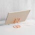 Cell Phone Iron Stand Holder, Rose Gold Universal Portable Tablets Holder, Compatible with All Mobile Phones by HubHnb (Golden)...