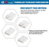 JRready ST6415 Standard.093" Pin and Socket Power Connectors 2 Circuits (6 Matched Sets), 14-20 AWG, Compatible with Molex Standard.093" 2 Pin Mal...