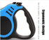 Chyix Pet Walking Leash with Anti-Slip Handle, Tangle-Free, Quick Lock, Pause and Unlock Buttons - Easy Roll-On with Your Thumb only, Suitable for...
