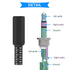 10PCS PJ-307 3.5mm Stereo Jack Socket 5 Pin PCB Female Audio Headphone Connector Audio Plug for MP3 with 10PCS 3.5mm TRS Male Plug Connector...