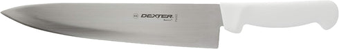 Dexter-Russell 10” Cook’s Knife – P94802, High-Carbon Stainless Steel Blade, Ergonomic White Handle, Hand-Honed Edge for Precision Slicing – Basic...