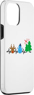 iPhone 14 Plus Christmas Nurse Heartbeat Reindeer Snowman EKG Xmas Holiday Case...
