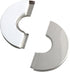 Wall Split Flange 2PCS Stainless Steel Round Escutcheon Plate Floor and Ceiling Plate Cover Split Flange for 28mm Dia Pipe 25 Type Silver...