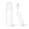 RADIUS Toothbrush Original Big Brush, BPA Free ADA Accepted - Right Hand - White Brush with White Case...