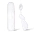 RADIUS Toothbrush Original Big Brush, BPA Free ADA Accepted - Right Hand - White Brush with White Case...