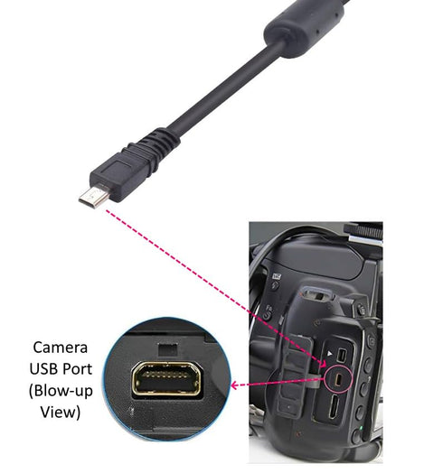 USB Cable Photo Transfer Charger Cord UC-E6 for Nikon D3300 D750 D5300 D7200 D3200, Coolpix B500, Select Coolpix & DSLR (Please See Product Pictur...