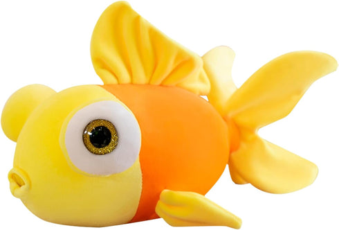 Fish Stuffed Animal Yellow Goldfish Plush Cute Toy Gifts for Kids Adults, 13.78"...