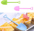 100 PCS Disposable Mini Shovel Shape Spoons, Colorful Plastic Ice Cream Shovel Spoon for Dessert Pudding Yogurt Sugar (4.8 Inch, 5 Color)...