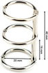 Pack of 10, 3 Ring Metal Loose Leaf Binders Book Rings with 20mm 0.8 Inch Inner Diameter Silver Ring Binders for Notebooks Photo Album DIY Travel ...