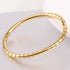 Jude Jewelers 5mm Width Stainless Steel Classic Simple Plain Grooved Style Stackable Bangle Bracelet...