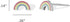 Boma Jewelry Sterling Silver Resin Rainbow Stud Earrings...