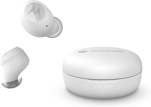 Motorola Moto Buds 150-True Wireless Bluetooth Earbuds w/Smart Touch-Control, Compact Charging Case - Ergonomic Design, IPX5 Water Resist, Comfort...