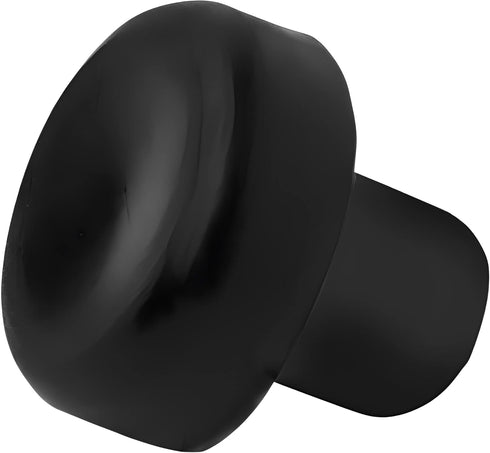 Swivel Rocker Chair 1/2" Nylon Stem Bumper Outdoor Furniture Floor Protector Feet - 25 Pack - Black...