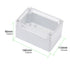 160x110x90mm ABS Plastic Junction Box, Waterproof IP65 Electrical Enclosure Box Universal Project Connection Box with PC Transparent Clear Cover 6...