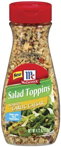 McCormick, Salad Toppins, Roasted Garlic Caesar, 4.12oz Bottle (Pack of 3)...