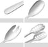 Salad Spoon and Fork Stainless Steel Tong Serving Set, Heavy Duty Smooth Finish Metal Serving Utensils Large Salad Servers for Home Kitchen Party ...
