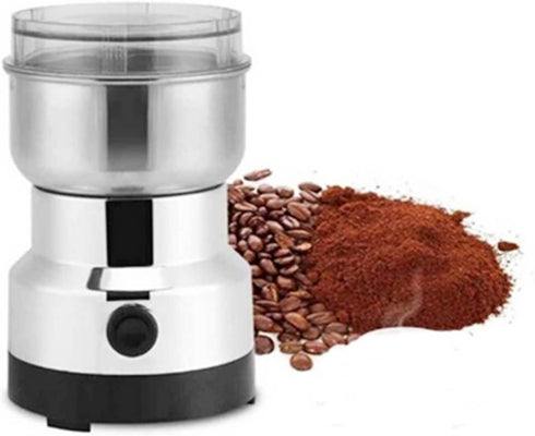 Electric Stainless Steel Coffee Bean Grinder Nut Spice Grinding Blender...