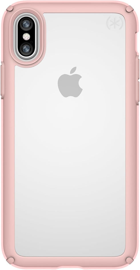 Speck Products Presidio Show iPhone Xs/iPhone X Case, Clear/Rose Gold...