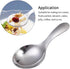 6pcs Stainless Steel Short Handle Spoons, 3.54x1.77inch Round Dessert Spoons Ice Cream Spoon Use for Kitchen or Restaurant(Silver)...